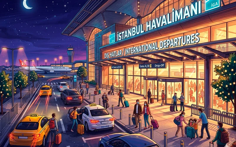 istanbul airport terminal front
