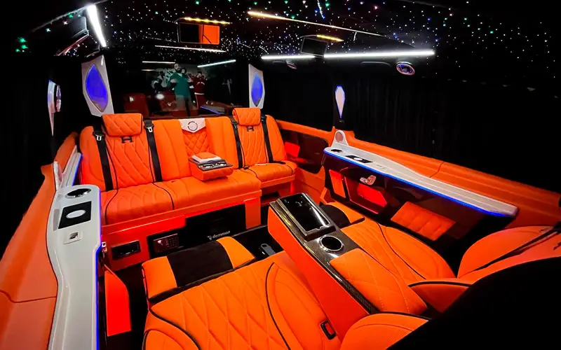 luxury airport transfer istanbul orange vito