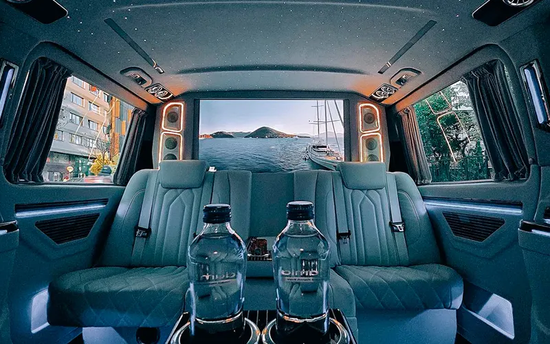 vip airport transport white