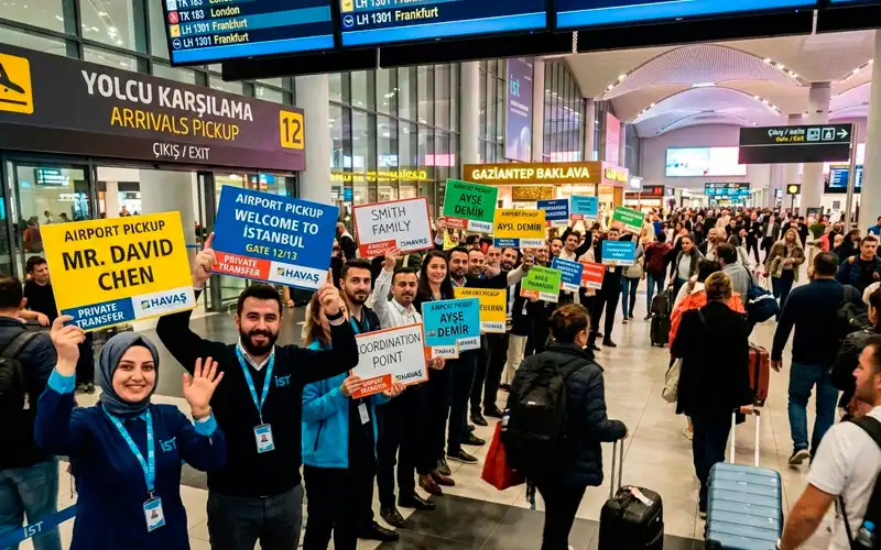 istanbul airport transfer pickup coordination