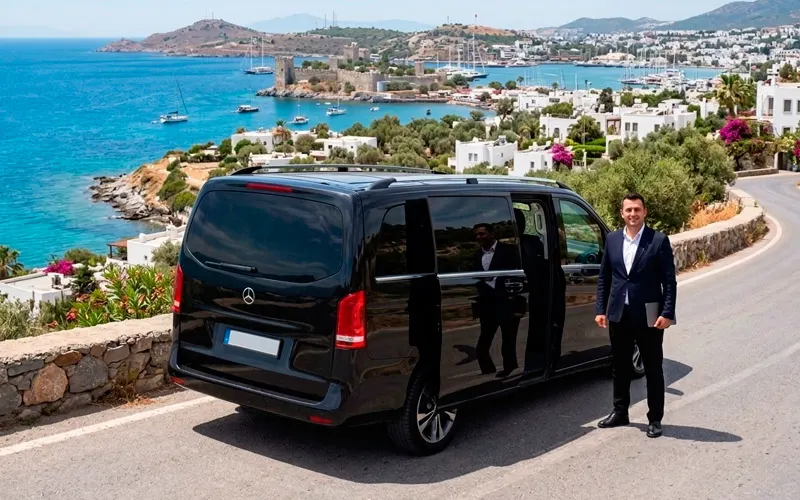 private drivers across bodrum peninsula