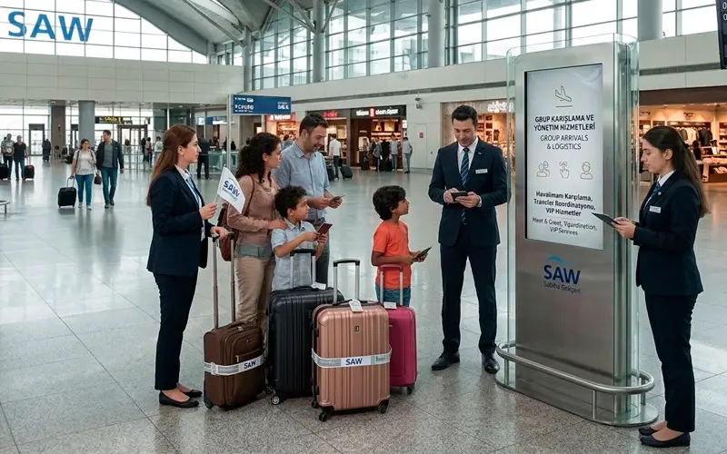 sabiha gokcen airport arrival meet service with chauffeur coordination